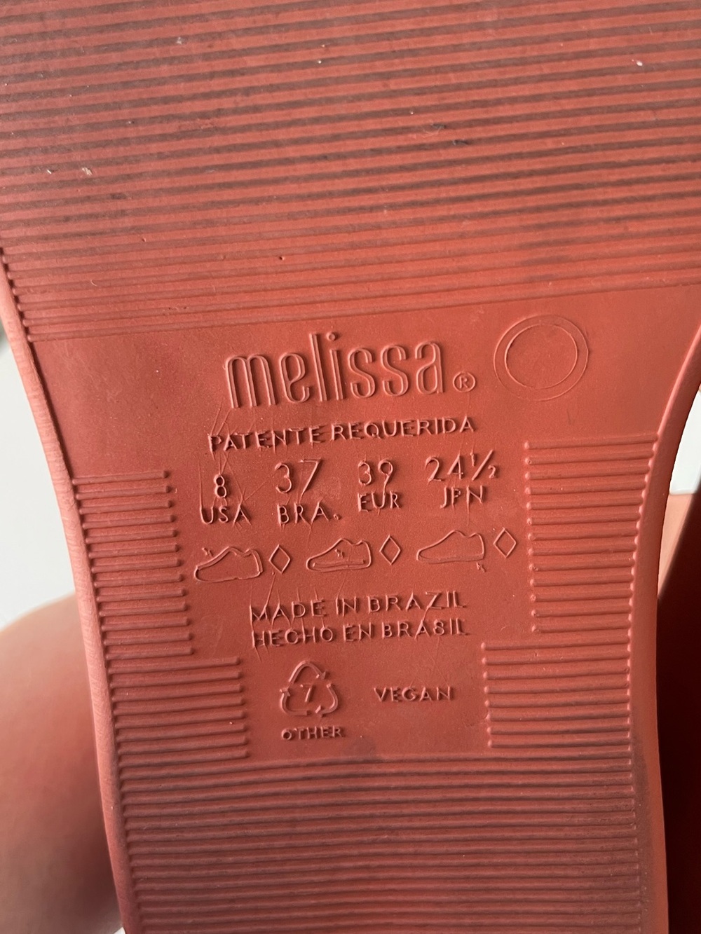 Melissa Possession Jelly Platform Fisherman Sandals Pink Size Women’s 8 - Picture 7 of 7